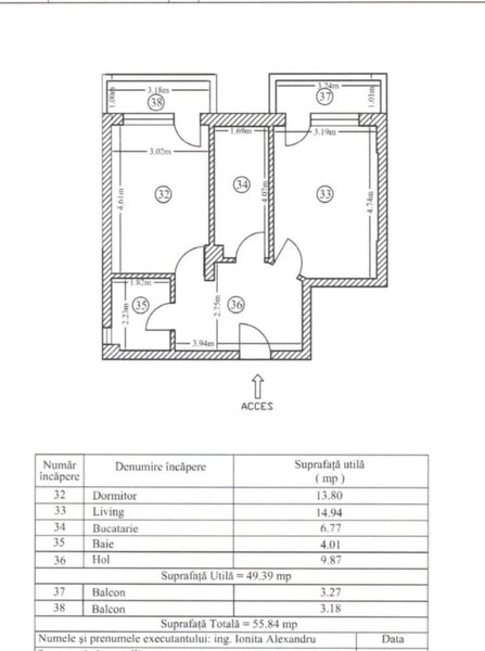 Militari, 2 camere,decomandat, 56 mp, zona Militari Residence
